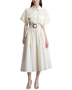 DZA Midi Dress - White