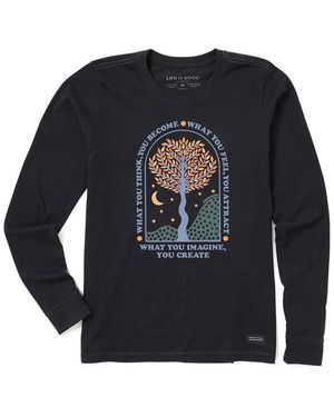 Life Is Good. Crusher T-Shirt - Blue