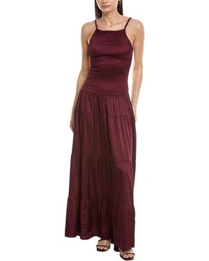 WeWoreWhat Smocked Maxi Dress - Purple