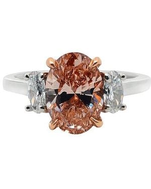 Prince Diamond & Jewelry 14K 2.16 Ct. Tw. Lab-Grown Diamond Three-Stone Ring - White