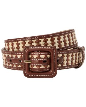 J.McLaughlin Nelly Leather Belt - Brown