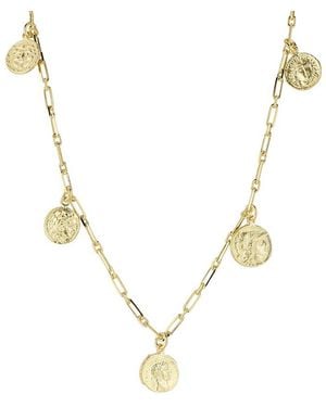 Sphera Milano 14K Plated Cz Necklace - Metallic