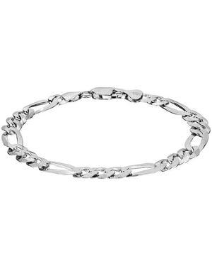 Italian Silver Chain Bracelet - Metallic