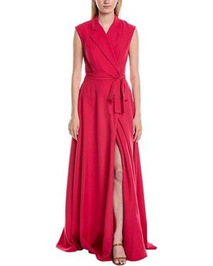 Rene Ruiz Sleeveless Shirtdress - Red
