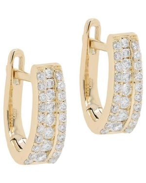Diana M. Jewels 14k 0.53 Ct. Tw. Diamond Earrings - White