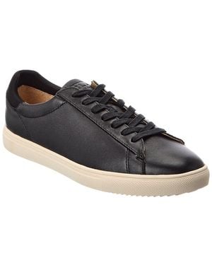 Reiss Clae Bradley Leather Sneaker - Blue