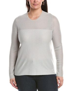 Akris Akirs Cashmere & Silk-Blend Top - Grey