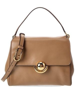Furla Domus Leather Top Handle Bag - Brown
