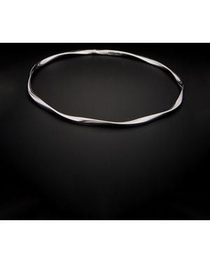 Italian Gold 14k Twist Bangle Bracelet - Black