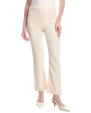 Frances Valentine Quincy Solid Stretch Pant - Natural