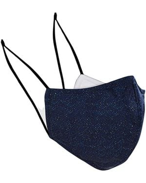 Reiss Silk-Blend Mask - Blue