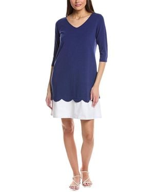 Duffield Lane Anniversary Newberry Mini Dress - Blue