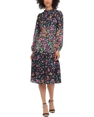 Maggy London Midi Dress - Blue