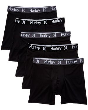 Hurley 5Pk Regrind Boxer Brief - Black