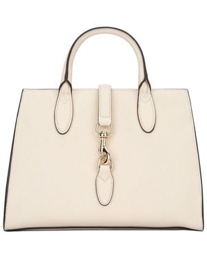 Gucci Leather Tote - Natural