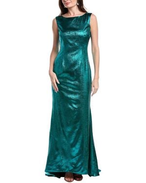 Rene Ruiz Sleeveless Gown - Green