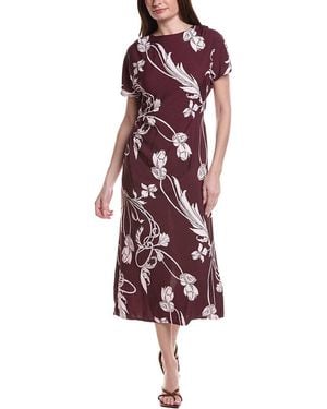 ANNA KAY Malora Print Midi Dress - Red