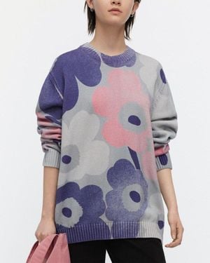 Marimekko Puuteri Unikko Kioski Pullover - Blue