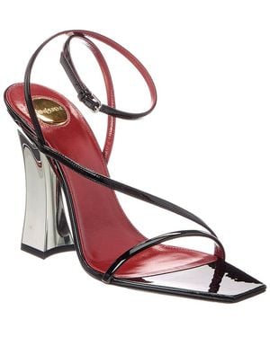 Saint Laurent Zora 110 Patent Sandal - Pink