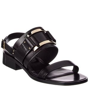 Roger Vivier Leather Sandal - Black