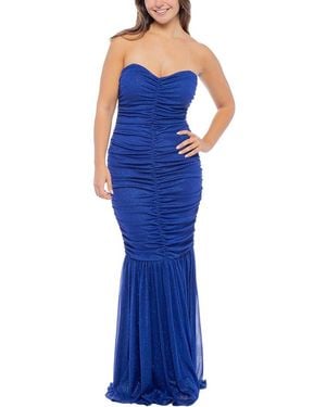Jump Apparel Embellished Maxi Dress - Blue