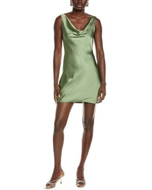 Norma Kamali Maria Mini Dress - Green