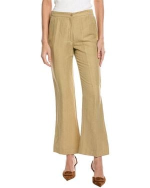 Etro Devon Linen & Silk-Blend Pant - Natural