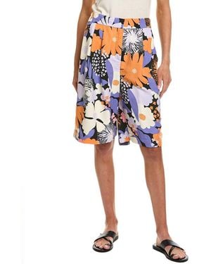 Marimekko Kasvisto Suvikimppu Linen-Blend Short - Blue