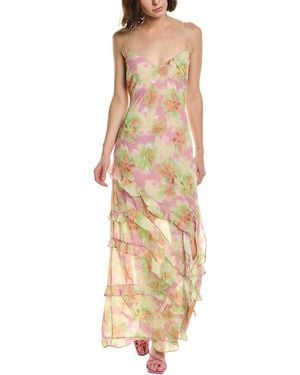 Bardot Cantara Printed Maxi Dress - Natural