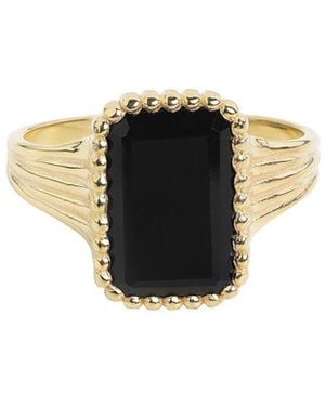 TIRAMISU 14K Over 4.00 Ct. Tw. Onyx Ring - Black