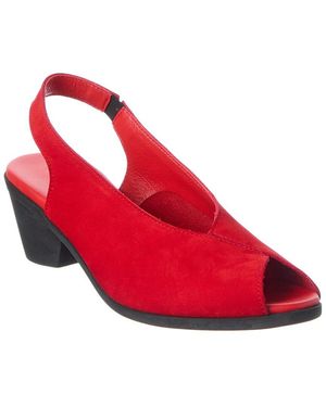 Arche Soraly Leather Sandal - Red