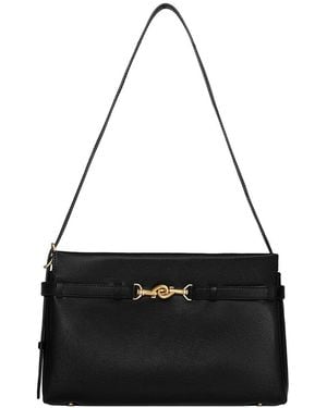 Rebecca Minkoff Insider Leather Shoulder Bag - Black