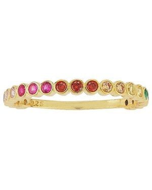 Sphera Milano 14K Plated Cz Ring - White
