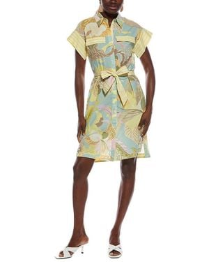 Marc Cain Printed Midi Dress - Green