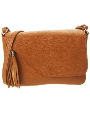 Persaman New York Penelope Leather Shoulder Bag - Brown