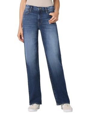 Hudson Jeans Rosalie Woolf High-Rise Wide Leg Jean - Blue