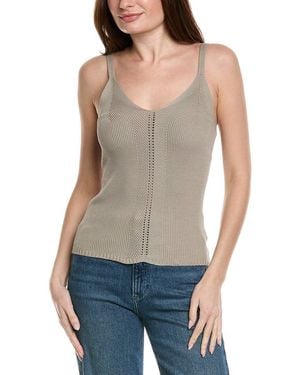 Proenza Schouler Prozena Schouler Gene Silk-Blend Tank Top - Blue