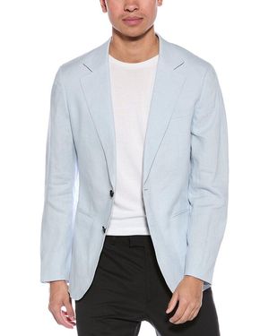 Reiss Kin Slim Fit Linen Blazer - White