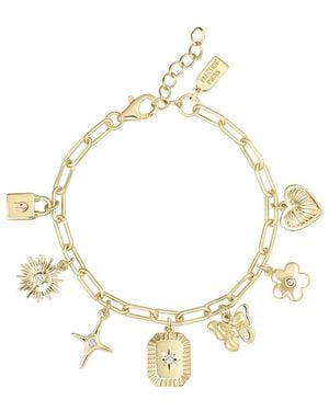 Electric Picks 14K Plated Tallulah Charm Bracelet - Metallic
