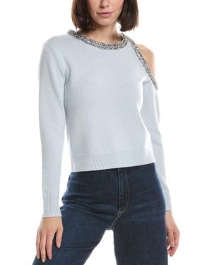 MILLY Roma Knit Top - Blue