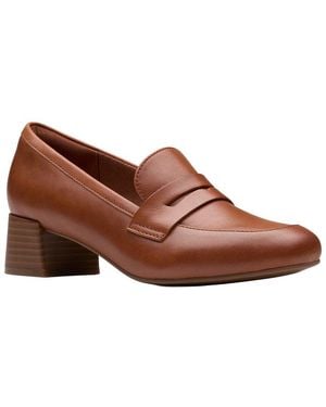 Clarks Iridessa Sky Leather Pump - Brown