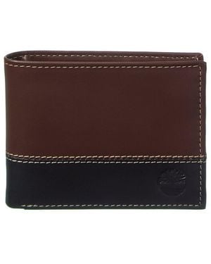 Timberland Commuter Leather Wallet - Purple