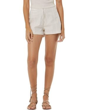 Young Fabulous & Broke Coachella High-Waist Short - White