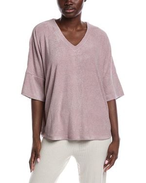 Natori Terry Lounge Top - Purple
