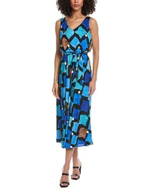NIC+ZOE Petite Sea Glass Bianca Dress - Blue