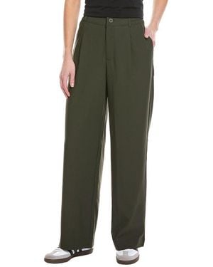 Beyond Yoga Status Pleated 31In Wide Leg Trouser - Green