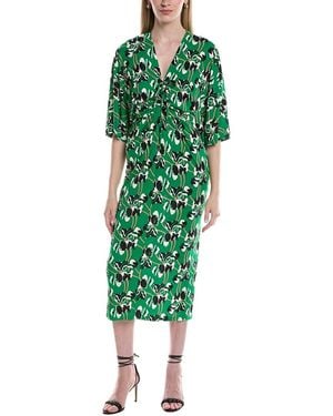 Diane von Furstenberg Valerie Midi Dress - Green