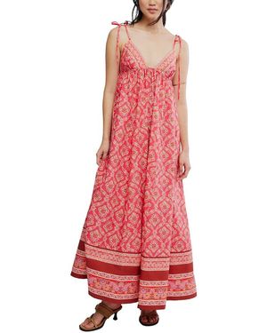 Free People Sorrento Stroll Dress - Red