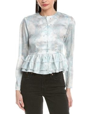 To My Lovers Floral Top - Blue