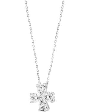 Ethos Creations Brilliant Bloom 14K 1.00 Ct. Tw. Lab-Grown Diamond Pendant - White
